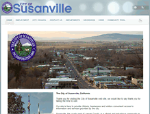 Tablet Screenshot of cityofsusanville.net